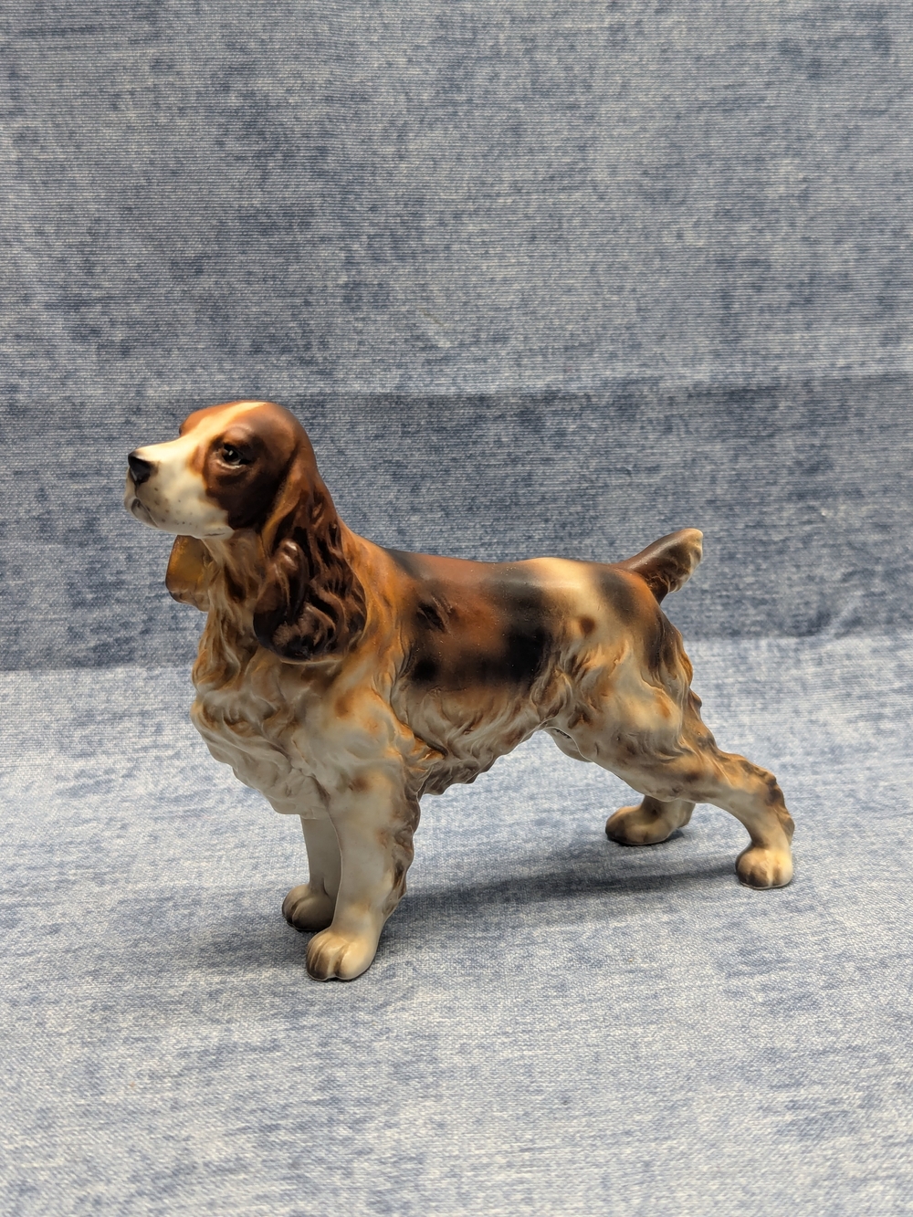 Vintage Lefton Cocker Spaniel Figurine Sog Mid Century Springer Pointer H80521